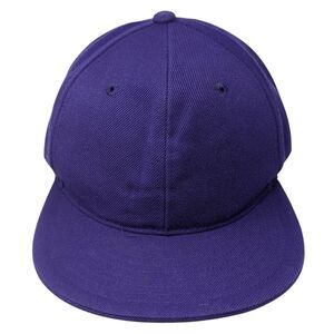KB ETHOS Fitted Hat Purple 8 Solid Blank 6 Panel Vent Holes Outdoor